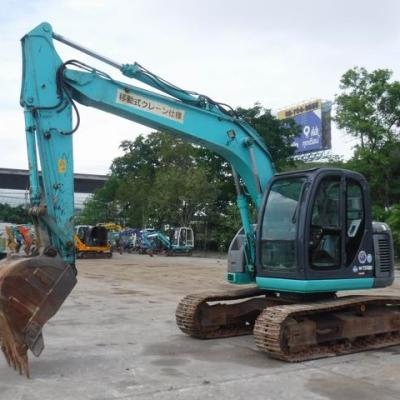 China Op maat gemaakte Kobelco-graafmachine 13 ton Mitsubishi-motor 0,5 m emmer 1500 werkuren Te koop