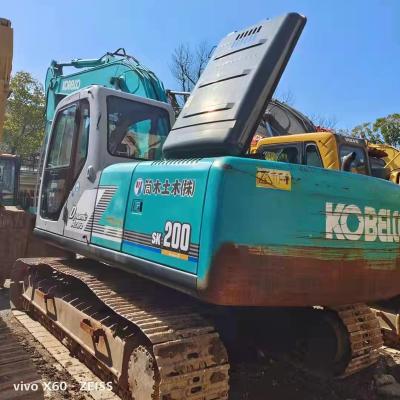 China Gebruikte Kobelco-graafmachine op maat 107 kW Mitsubishi-motor 20 ton 0,8 m2 emmercapaciteit Te koop