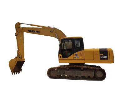 China 20 Ton Komatsu Hydraulic Crawler Excavator 107KW 3800 Hours in Spain Yellow for sale