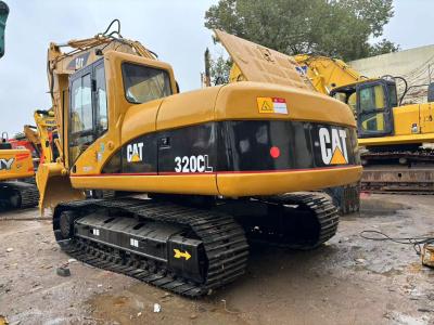 China Yellow CAT 20 Tons Caterpillar CAT320C injection Excavator with 1.8 Bucket Capacity 103KW Engine Power for sale