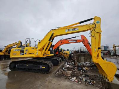 China Yellow 22ton Komatsu PC220-8  Excavator low Working Hours Komatsu Engine for sale