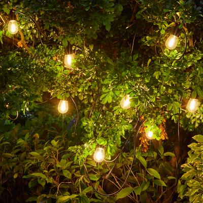 China String Lights S14 String , IP65 Outdoor 48FT Waterproof Flexible Rubber Cable String Led Light Lights for sale