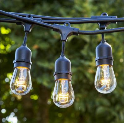 China Weatherproof+Connectable Outdoor Camping String Lights S14 Waterproof Incandescent Festoon Light for sale