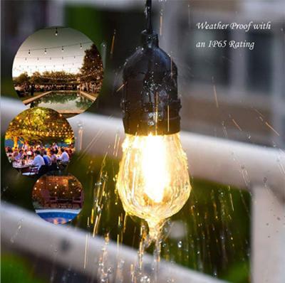 China S14 Festoon String Light CE Rohs Certificated Garden Light Globe Ball Festoon Patio String Light for sale