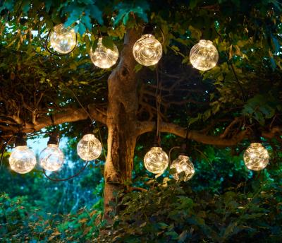 China G80 Large Globe G80 String Light Outdoor Decorative Copper Wire LED Copper Wire LED Patio String Light High Quality Low Voltage Waterproof for sale