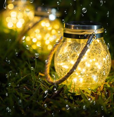 China Power coppeer wire LED mason jar light 20 LED mason jar Christmas decoration solar copper wire LED fairy lights for sale