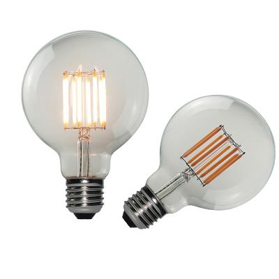 China G80 LED Filament Led Bulb Vintage Style Classic Edison LED Bulbs E26 E27 Series For Chandelier Lighting With Cheap Price for sale