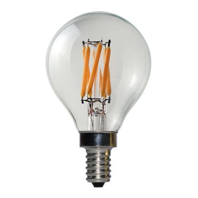 China G45 LED Filament Led Bulb Globe Led Light G45 E14 2W 4W Filament Led Lamp Bulbs DC 12V /24V for sale