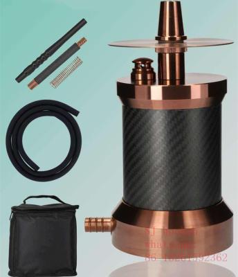 China 2022 Cnc Machine Mini Small Hookah Portable Carbon Shisha High Quality Stainless Steel Hookah for sale