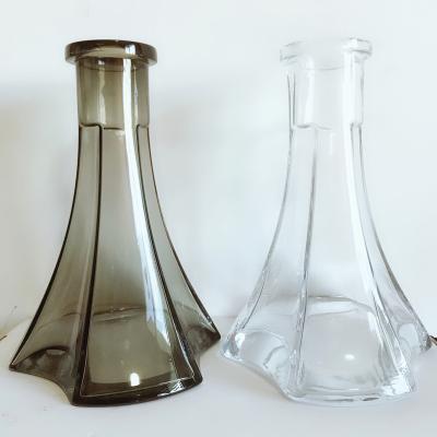 China Handmade unique russian hookah bulb design hookah base flask shisha glass vase for sale