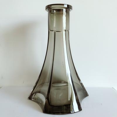 China 2021 handmade new russian hookah glass vase, russian hookah bottle flask bottom for sale