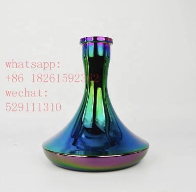 China 2021 handmade new russian hookah glass vase, russian hookah bottle flask bottom for sale