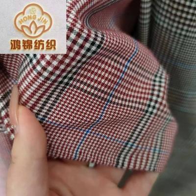 China TR Grid Brush Moisture-absorbent Yarn Dyed Good Quality One Grade Heavy Stock Fabric Cheap Price for sale