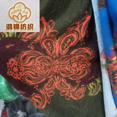 China Organic Terry Knit Brush Print Stock Fabric Knit One Grade New Design Cheap Price for sale