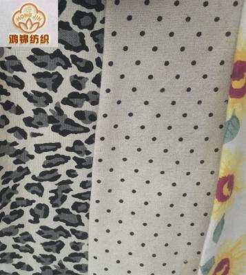 China Wholesale Organic High Quality Cheap Price Cotton Print Stock Canvas Fabric for sale