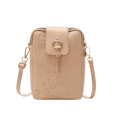 China Hot Selling Water Proof Small Mini Women Handbags Mobile Phone Small Shoulder Cross - Body Bag Ladies Messenger Bags Women Handbags for sale