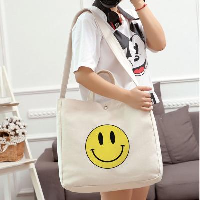 China Custom Size Logo Printed Eco Friendly Handled Recycled Organic Grocery Bulk Reusable Plain Calico Cotton Canvas Large Tote Bag for sale