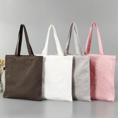 China 8oz Handled Cheap Customized Logo Tote Shopping Bag Canvas Bag Cotton Bag With Logo for sale