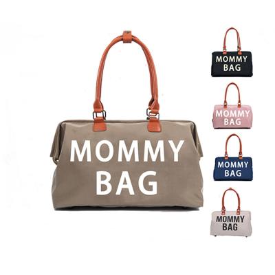 China Large Multifunctional Water Resistant Mummy Baby Diaper Tote Bag Mommy Bag for sale