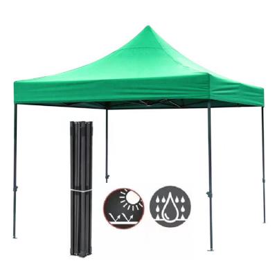 China A waterproof rainproof, 3X3 automatic folding sunshade pavilion tent is on display at exhibition promotion for sale