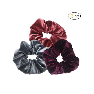 China Ladies Hair Decoration Lirong Rib Cotton Traceless Beauty Thermal Tornadoes Hair Scrunchies Matched Color With Delicate Bag For Woman for sale