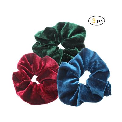 China Traceless Beauty Ladies Hair Decoration Lirong Excellent Velvet Tornadoes Thermal Hair Scrunchies Matched Color With Delicate Bag For Woman for sale