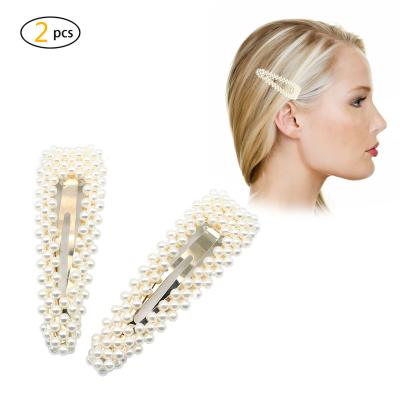 China Eco-friendly Pearl Hair Clips Wedding Bridal Decorative Hair Pins For Woman Girls Gifts for sale