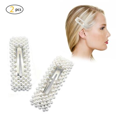 China Eco-friendly Bridal Wedding Pearl Artificial Hairpins In Hair Clip For Women Girls for sale