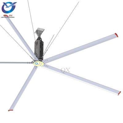 China QX Gearbox Hvls Ceiling Fan Industrial High Efficient Aluminum Alloy for sale