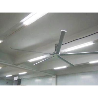 China Qx 12ft Hvls Industrial Large Ceiling Fan Warehouse Use For Support Blade Material Mounting Te koop