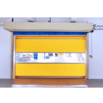 China Intelligent PVC soft rubber automatic industrial high-speed rolling door PVC door for sale