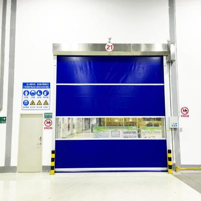 China Guangzhou QX Industrial Automatic PVC Fast Roller Shutter High Speed Door for sale