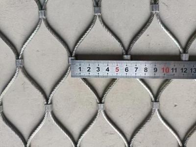 China SUS304 Stainless Steel Wire Rope Mesh Smooth Surface For Safety for sale