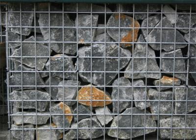 China 1.0X1.0X0.5m Gelast Gabion Basket Draad Stenen Kooi 2X1X1m Voor Militair Te koop