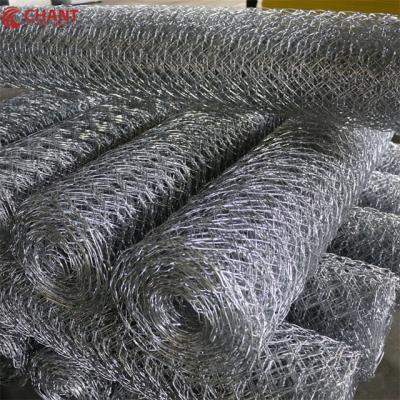 China 80*100*2.7mm Hot Dip Galvanized PVC Hexagonal Woven Wire Mesh Gabion Boxes Stone Basket Te koop