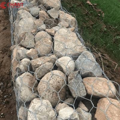 China Gabion Basket Galfan For Seawall Protection /Heavy Hexagonal Wire Mesh Gabion Box Te koop