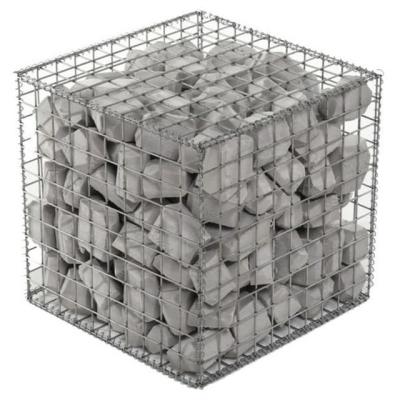 China Customized Galvanised Welded Gabion Mesh/Stone Basket Price/ 5x5cm 5x10cm Gabion Cage for sale