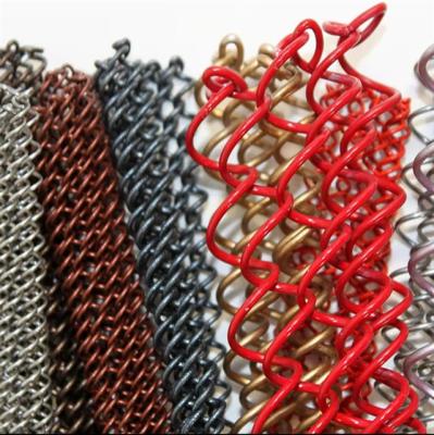 China Fashion 316 Stainless Steel Decorative Wire Mesh For Restaurant Or Hotel Curtain New Design for sale