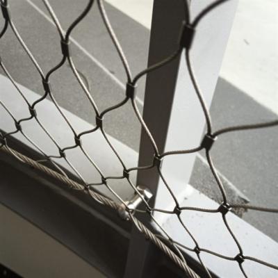 China Highway Protection Safety Netting With Anti -drop Stainless Steel Cable Mesh for sale