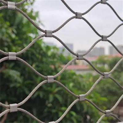 China 304 316l Stainless Steel Knotted Cable X-Trend Aviary Wire Mesh & Zoo Mesh Long Lifetime for sale