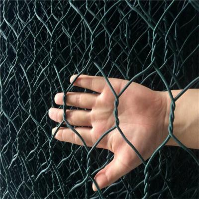 China 4.0*1.0*1.0 Size Rock Gabion Netting Galvanized Gabion100X120mm Mesh Galfan And PVC Coated for sale