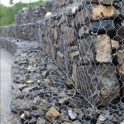 China Easy Installation Retaining Wall Hot-Dipped Galvanized Hexagonal Wire Mesh Gabion Basket 2*1*1 for sale