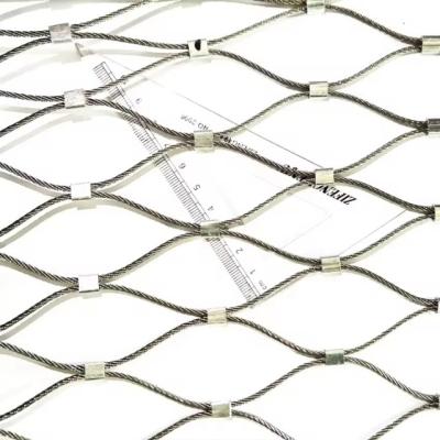 China Stainless Steel 304 316 Balustrade Cable Mesh Easily Assembled Rust Proof for sale