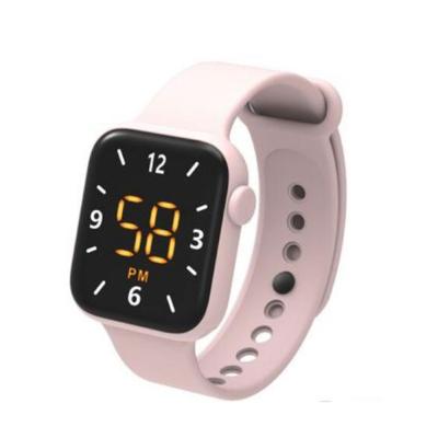 China Auto Electronic Digital LED Touch Screen Date Fashion Rubber Wrist Watch Contact Watch for sale