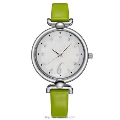 China Non-Specific New Times Lady Watch White Diamond Japan Movement Jewelery Alloy Dial Green Mother Of Pearl Wristwatch for sale