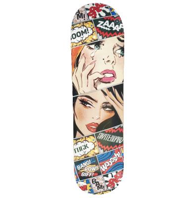 China Adult Tuck Brand New Series Canadian Maple 8.25 Inch Skateboard Deck For Pro Skaters for sale