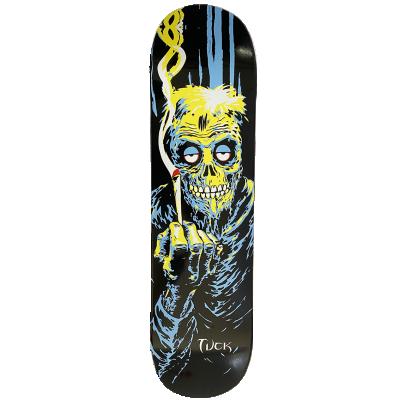 China Adult RTS Tuck Brand Pro Double Rocker Maple Skateboard Deck Pad Board For Adults for sale