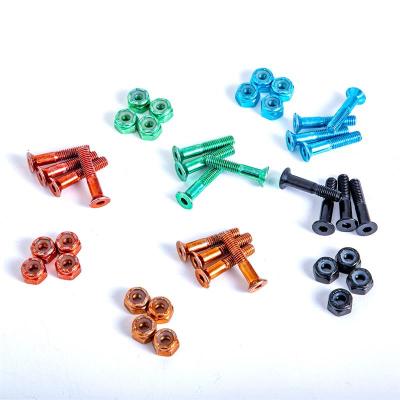 China China factory carbon steel skateboard hardware durable screws and nuts accessories for sale for sale