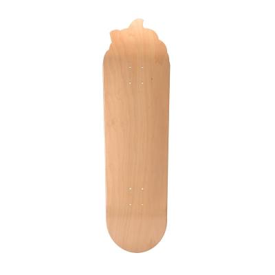 China Unique Northeastern Maple White Freestyle Longboard Professional Decks 100% Firm And Elastic Shape High Quality Wood for sale