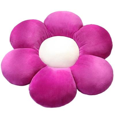 China Toy Flower Throw Pillow Car Office Gifts Decoration Anti-pilling Thick Plush Cushion Home Back Stool Flower Shaped Cushion for sale